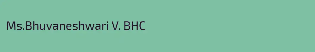 Ms.Bhuvaneshwari V. BHC
